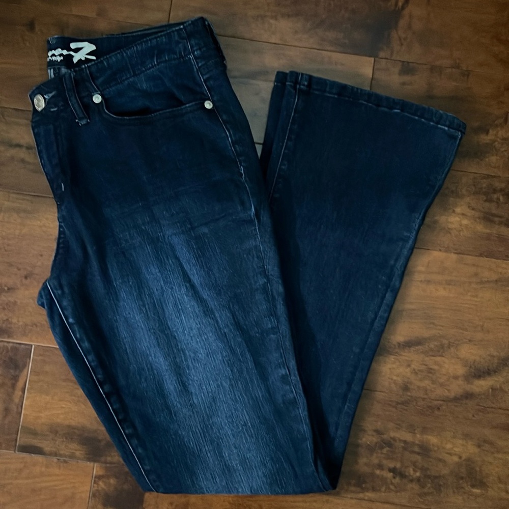 Seven7 Woman’s “Modern Rocker” Dark Wash Jeans EUC - Size 12